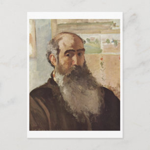 Camille Pissarro - Selbstportrait 1873 Postkarte