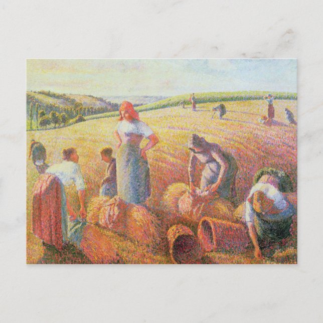 Camille Pissarro | The Gleaners, 1889 Postkarte (Vorderseite)