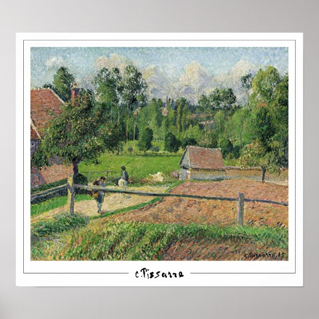 Camille Pissarro Zedign Art Poster #196 (Vorne)