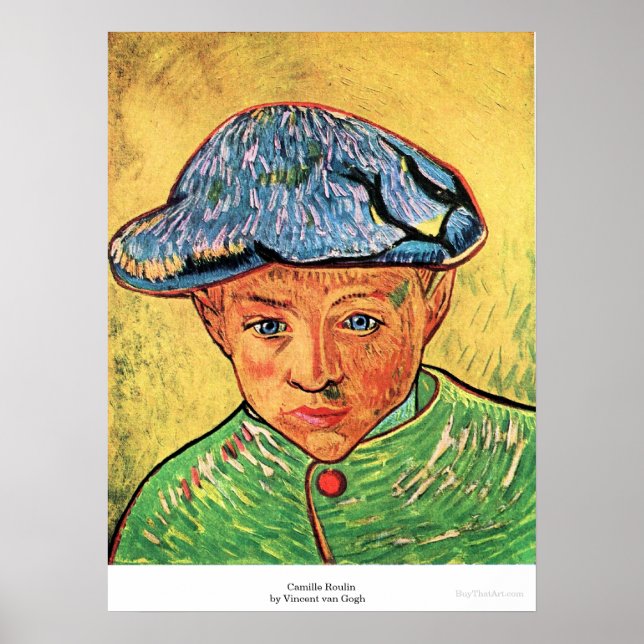 Camille Roulin von Vincent van Gogh Poster (Vorne)