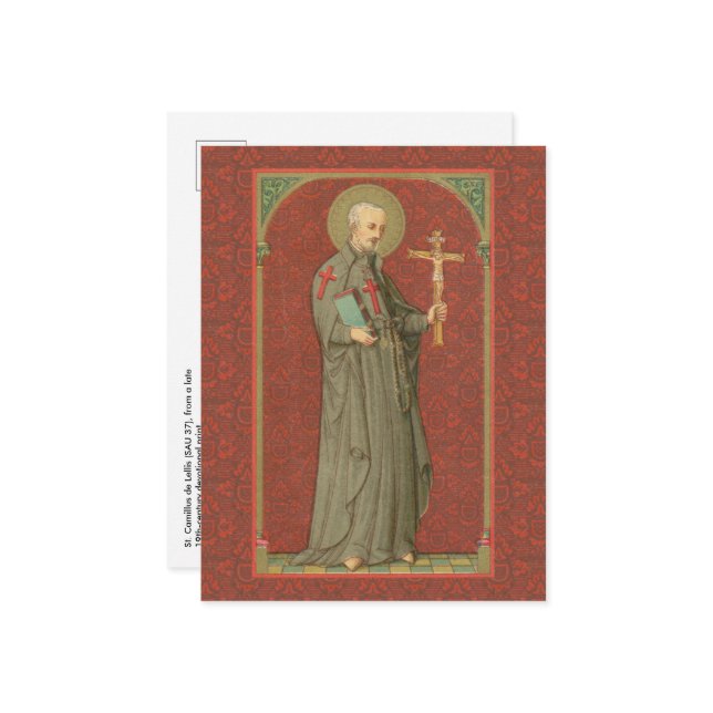 Camillus de Lellis (SAU 37) Postkarte (Vorderseite/Rückseite Beispiel)