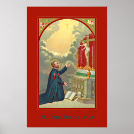 Camillus Praying Before a Crucifix (M 020) Poster