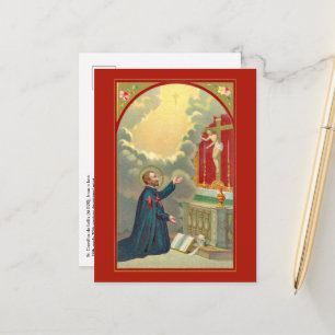 Camillus Praying Before a Crucifix (M 020) Postkarte