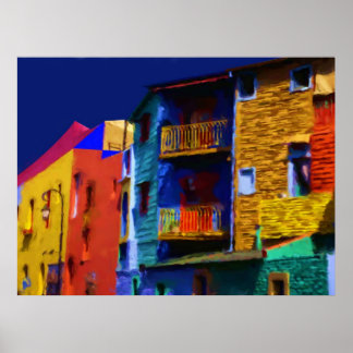 Caminito Buenos Aires von Ozborne Whilliamsson Poster