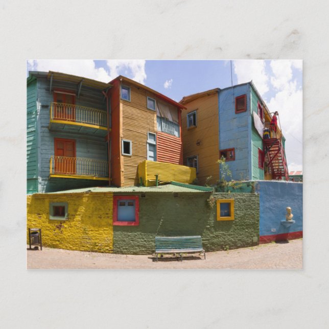Caminito, La Boca, Buenos Aires Postkarte (Vorderseite)