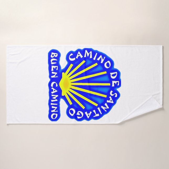 Camino de santiago buen camino Scallop Muschel Badhandtuch Set (Badehandtuch)