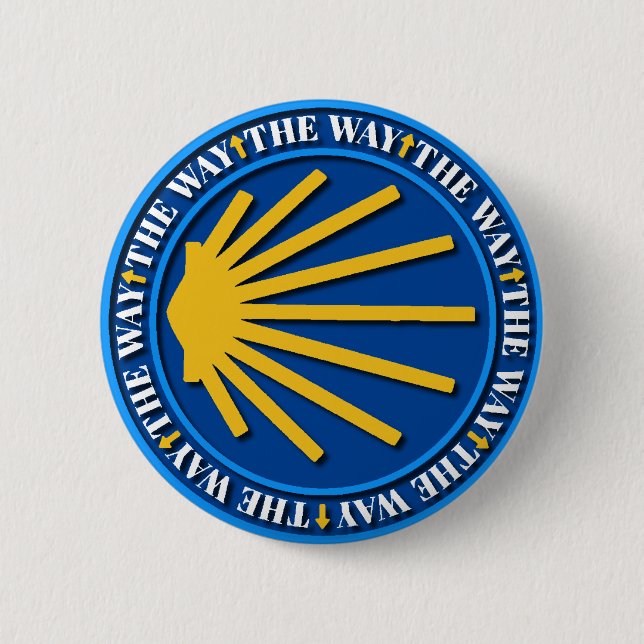 Camino de Santiago Button (Vorderseite)