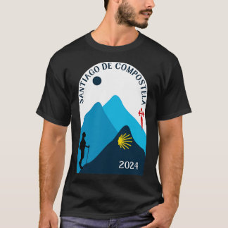 Camino de Santiago de Compostela 2024 Frau Walkin T-Shirt