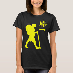 Camino De Santiago De Compostela Spanien Pilger Wa T-Shirt