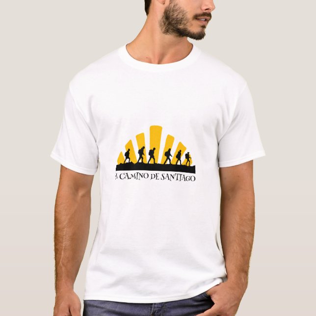 Camino de Santiago Der Weg von st James 0041 T-Shirt (Vorderseite)
