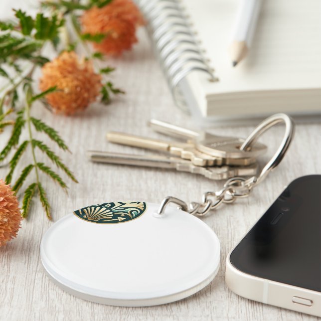 Camino de Santiago Der Weg von st James 0180 Schlüsselanhänger (Vorderseite rechts)