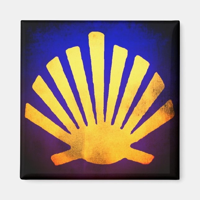 Camino de Santiago Der Weg von st James 0248 Magnet (Vorne)