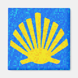 Camino de Santiago Der Weg von st James 0262 Magnet