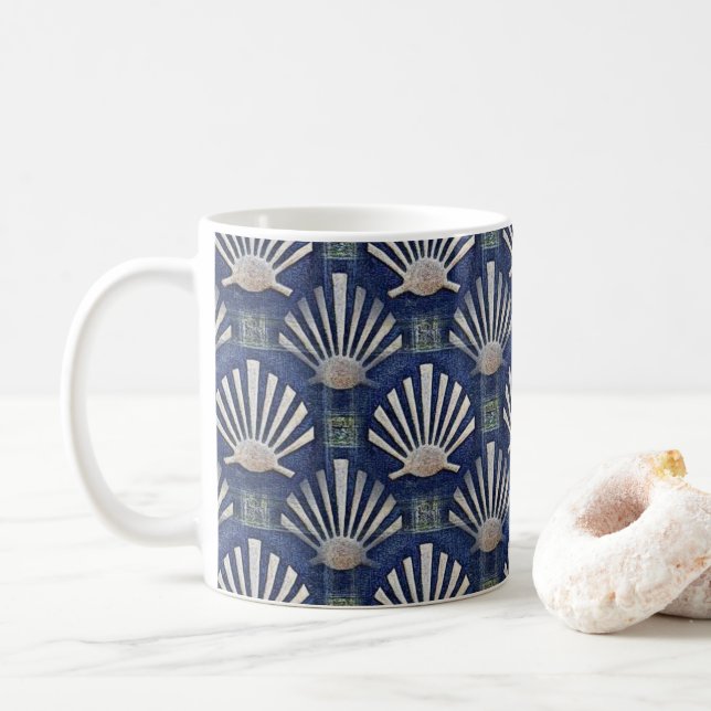 Camino de Santiago Der Weg von st James 0289 Kaffeetasse (Mit Donut)