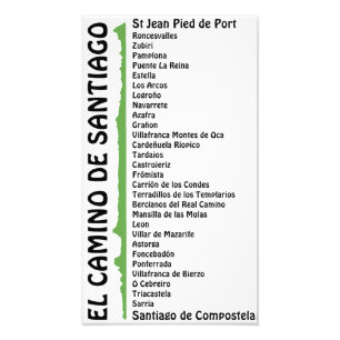 Camino de Santiago Der Weg von st James 0317 Fotodruck