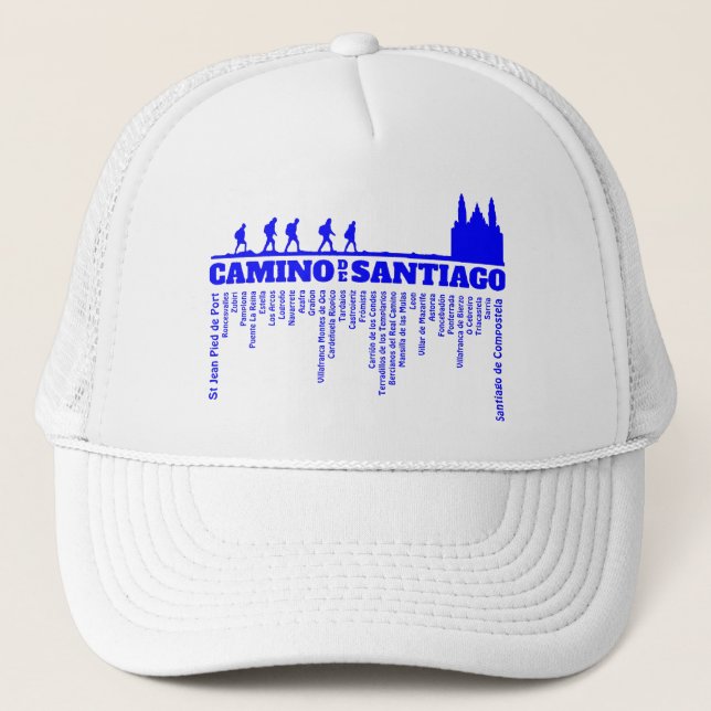 Camino de Santiago Der Weg von st James 0322 Truckerkappe (Vorderseite)