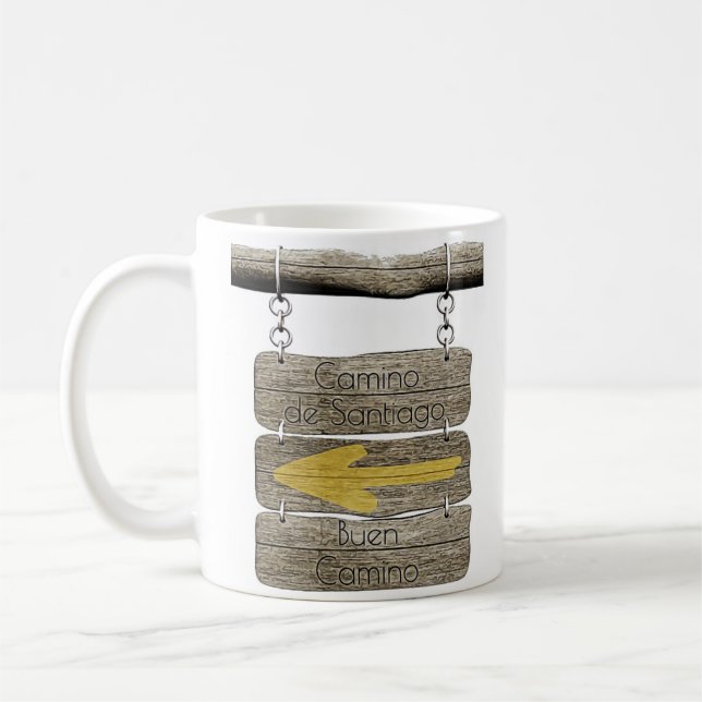 Camino de Santiago Kaffeetasse (Links)