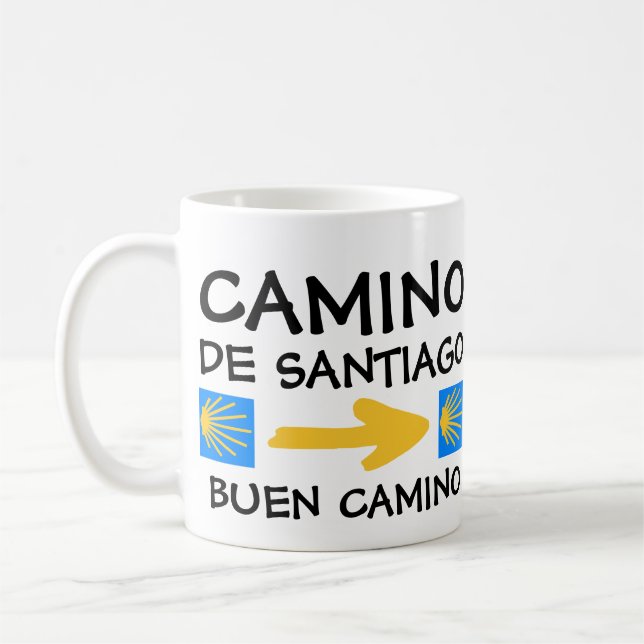 Camino de Santiago Kaffeetasse (Links)