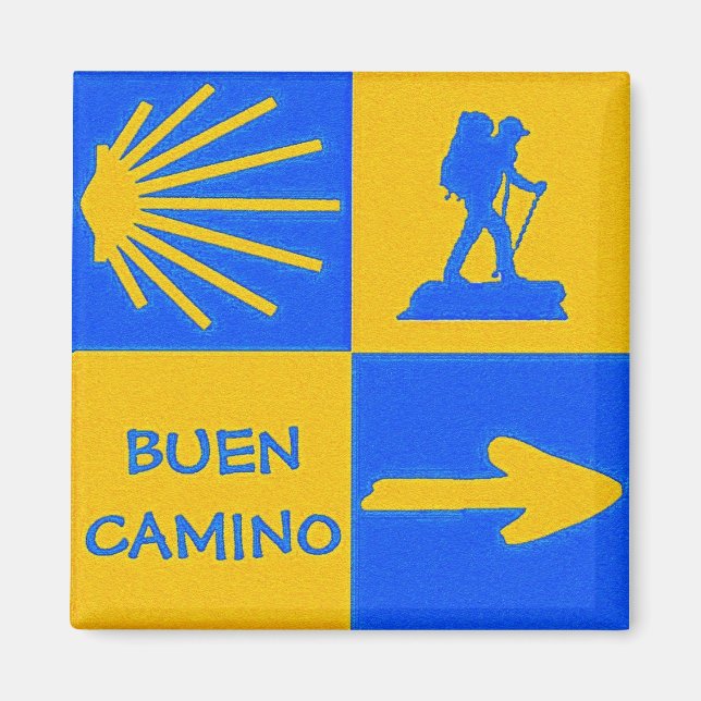 Camino de Santiago Magnet (Vorne)