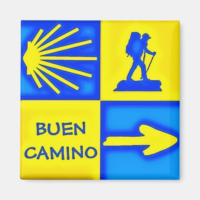 Camino de Santiago Magnet (Vorne)