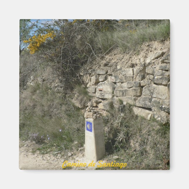 Camino de Santiago Magnet (Vorne)