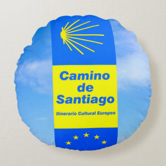 Camino de Santiago Rundes Kissen
