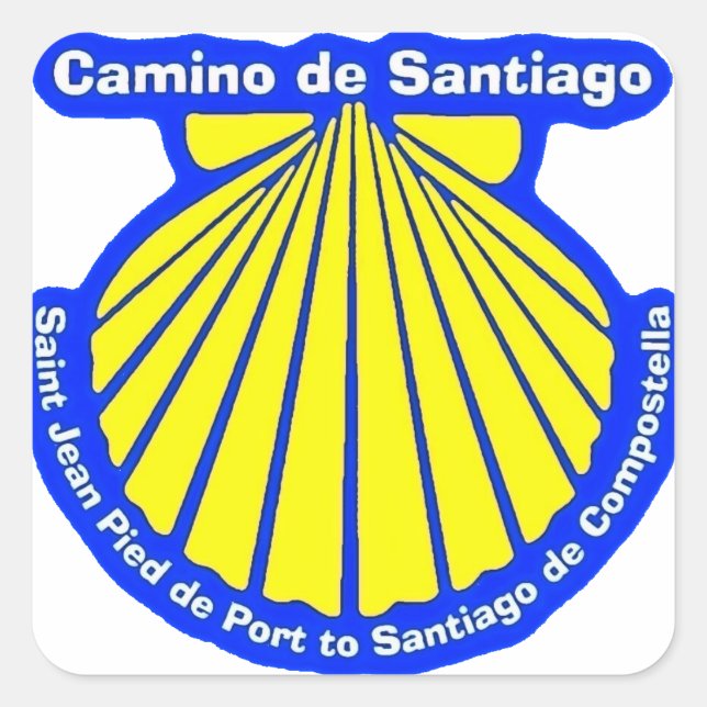 Camino de santiago Stickers (Vorderseite)