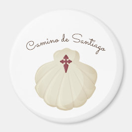 Camino de Santiago Symbol Magnet