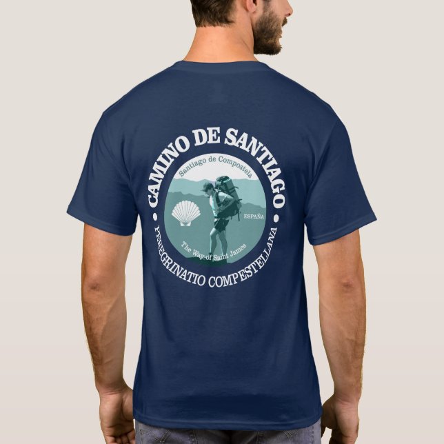 Camino de Santiago T-Shirt (Rückseite)