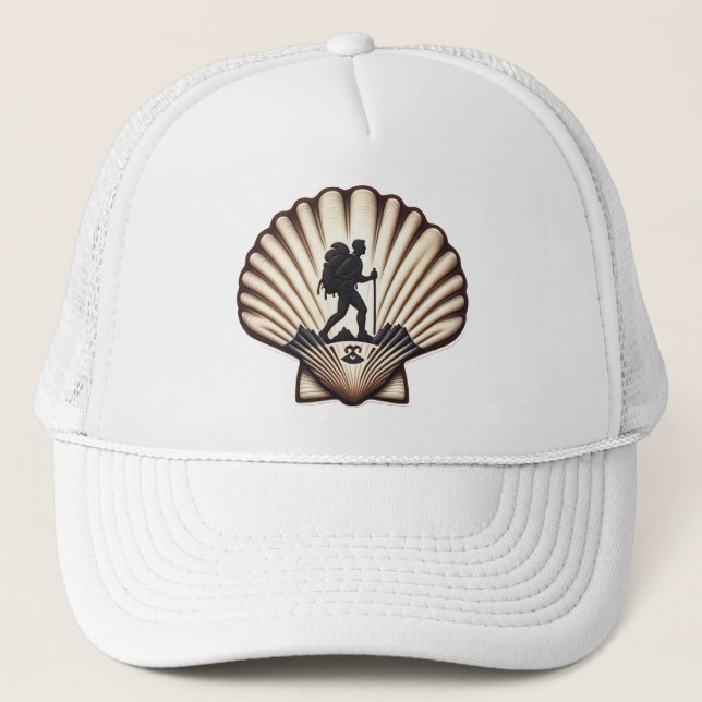 Camino de Santiago The way of st James 0095 Truckerkappe (Vorderseite)