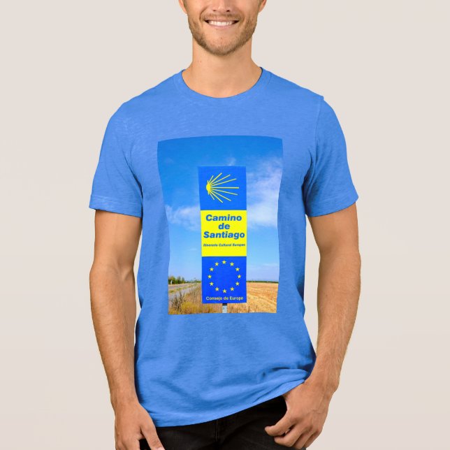 Camino de Santiago Tri-Blend Shirt (Vorderseite)