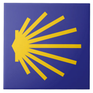 Camino Muschel Tile Marker, Camino de Santiago Fliese