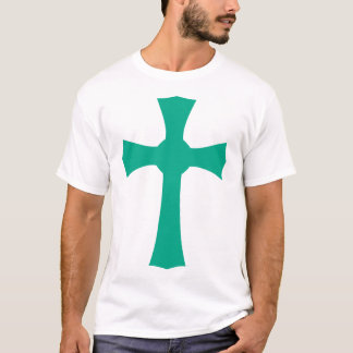 camisa cruzada - cruz verde-mar T-Shirt