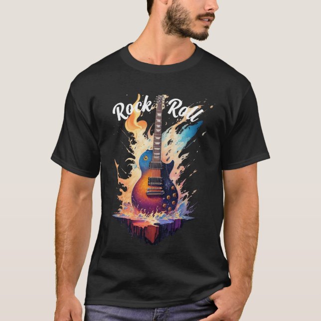 Camisa Rock Roll T-Shirt (Vorderseite)
