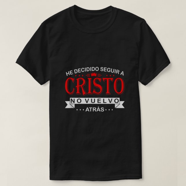 camisas cristianas en espanol christlich sh T-Shirt (Design vorne)