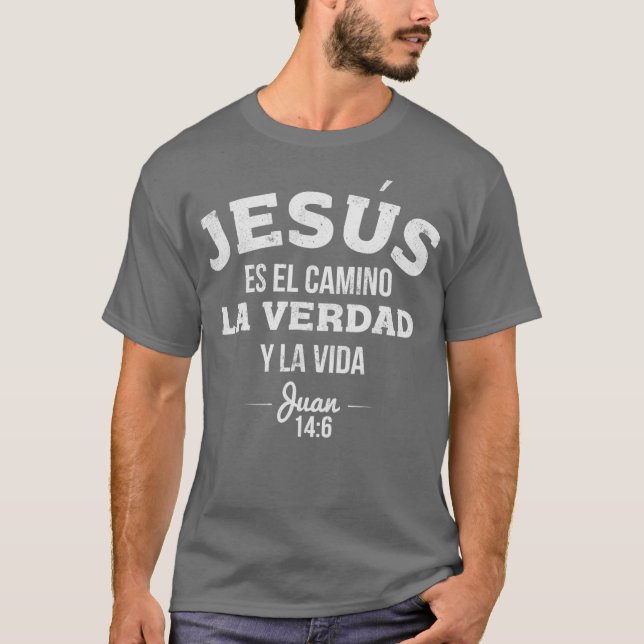 Camisas Cristianas sobre Jesus Christlich in T-Shirt (Vorderseite)