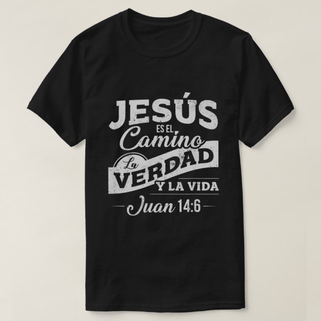 Camisas de Jesus con versiculos de la Biblia T-Shirt (Design vorne)