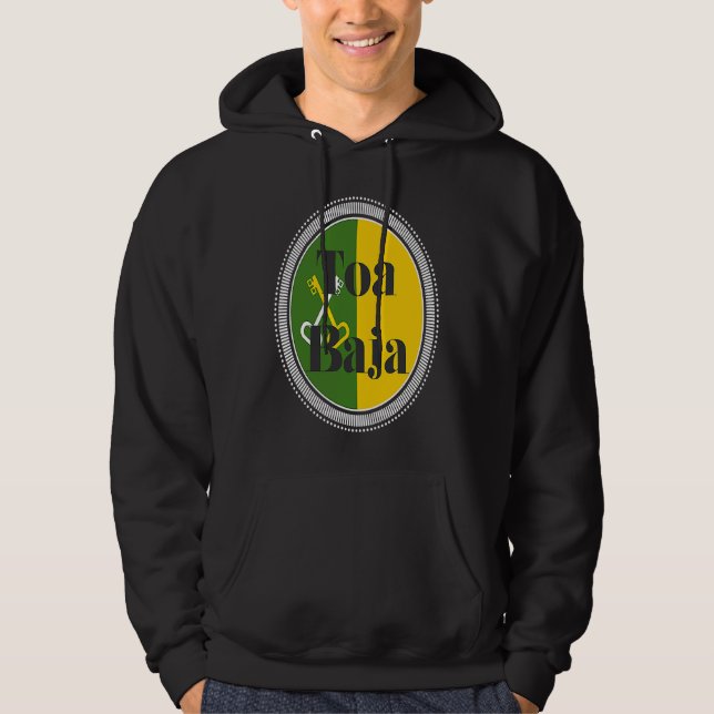 Camisas de Puerto Rico Hecho En Toa Baja Hoodie (Vorderseite)