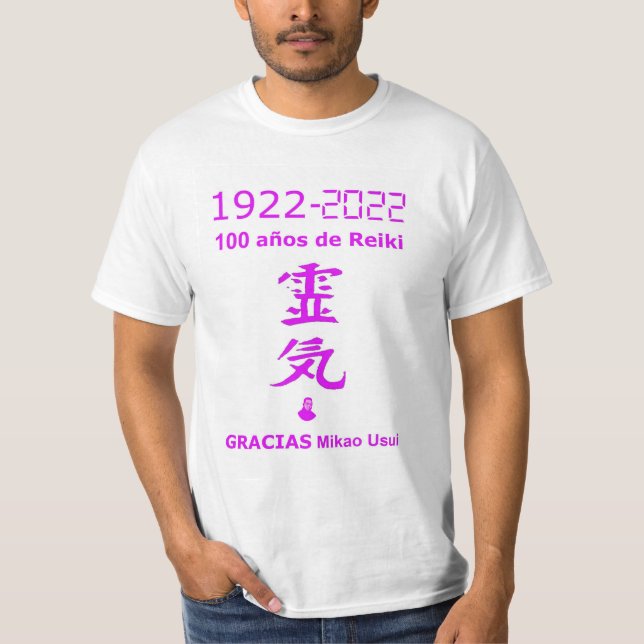 Camiseta 100 Años de Reiki T-Shirt (Vorderseite)