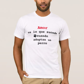 Camiseta adoptar un perro T-Shirt