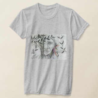 Camiseta Alma Xamã (desenho autoral) T-Shirt