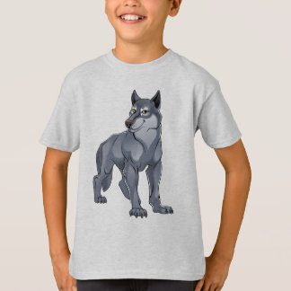 Camiseta Amistoso Lobo Gris T-Shirt