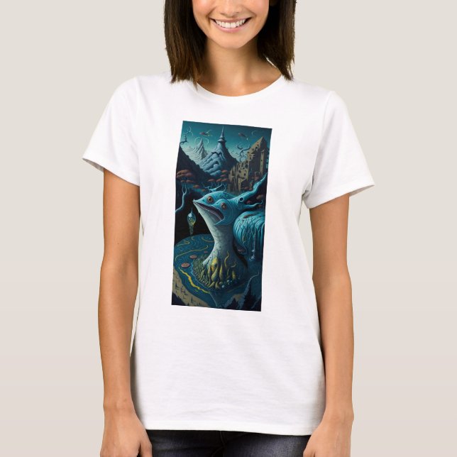 Camiseta artist style big fish T-Shirt (Vorderseite)