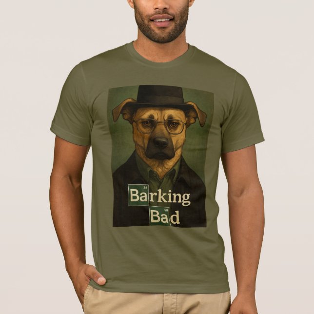 Camiseta Barking Bad – Diseño Cómico de Perro con  T-Shirt (Vorderseite)