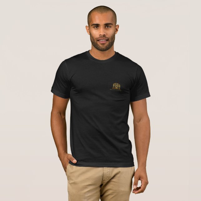 Camiseta básica negra Maison Rivière T-Shirt (Vorne ganz)