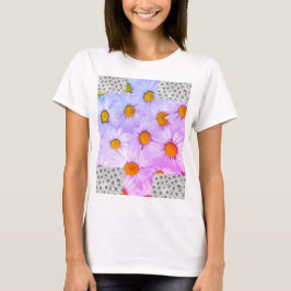 Camiseta blanca floral mujer T-Shirt