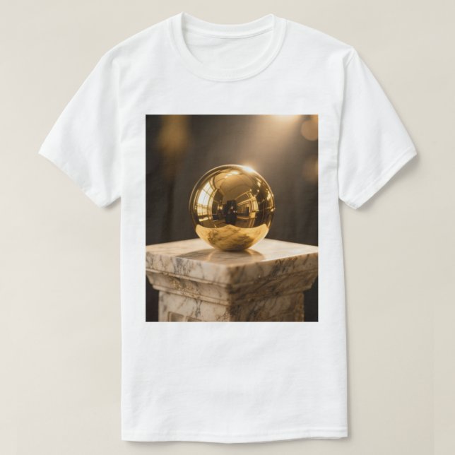 Camiseta bola dourada T-Shirt (Design vorne)