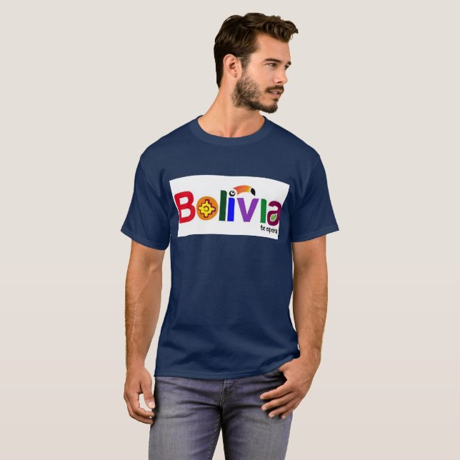 Camiseta Bolivien te Espera T-Shirt (Vorne ganz)