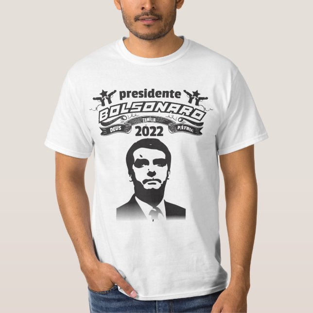 CAMISETA BOLSONARO PRESIDENTE T-Shirt (Vorderseite)