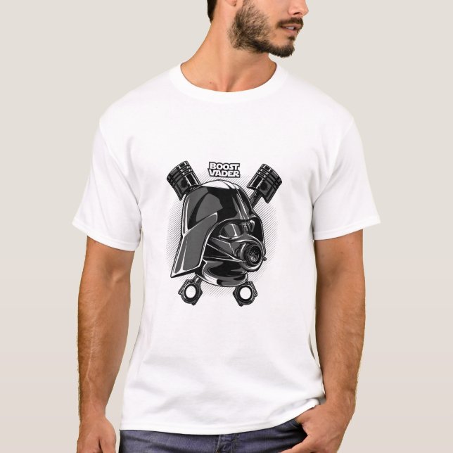 Camiseta Boost Vader – Poder y Velocidad del Autom T-Shirt (Vorderseite)